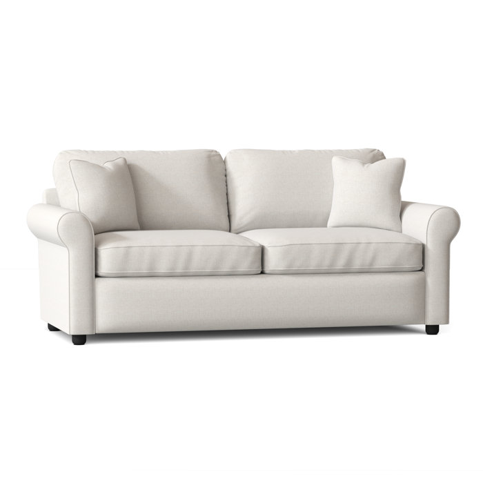 Lark Manor Antoinette 82" Rolled Arm Sofa Bed Slipcovered