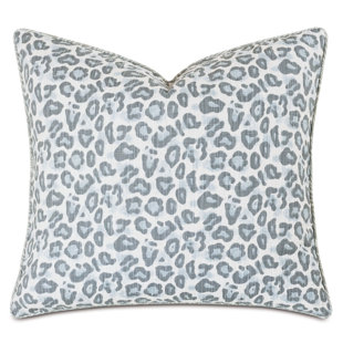 blue leopard print pillows