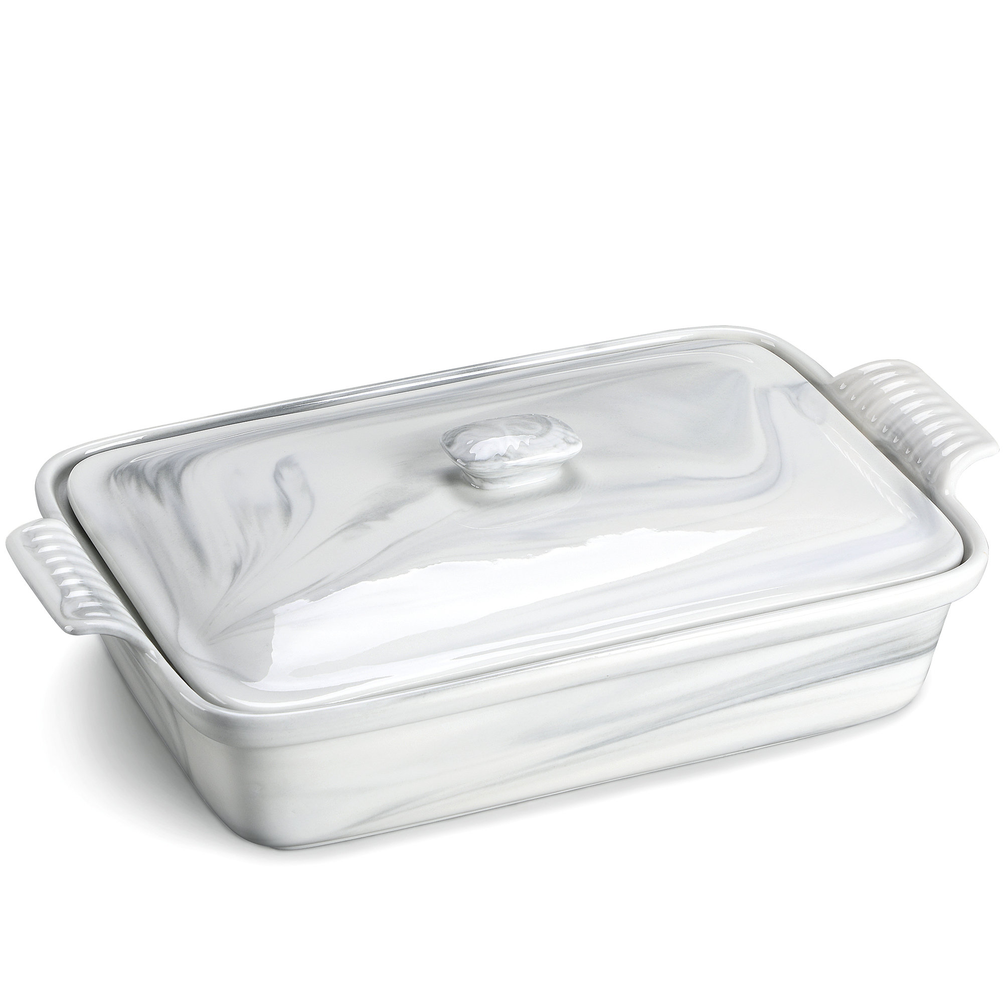 rectangle casserole dish with lid