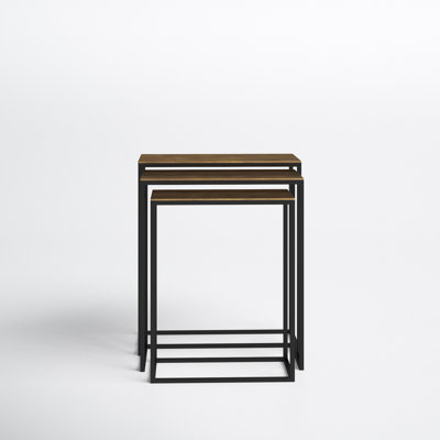 Addie Metal Frame Nesting Tables End Table by Joss and Main