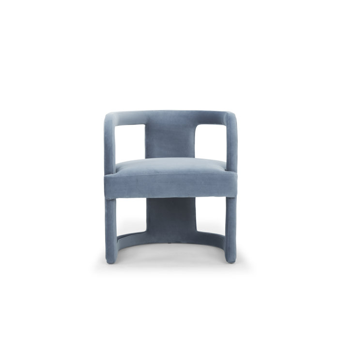Everly Quinn Lior 25" Wide Polyester Barrel Chair