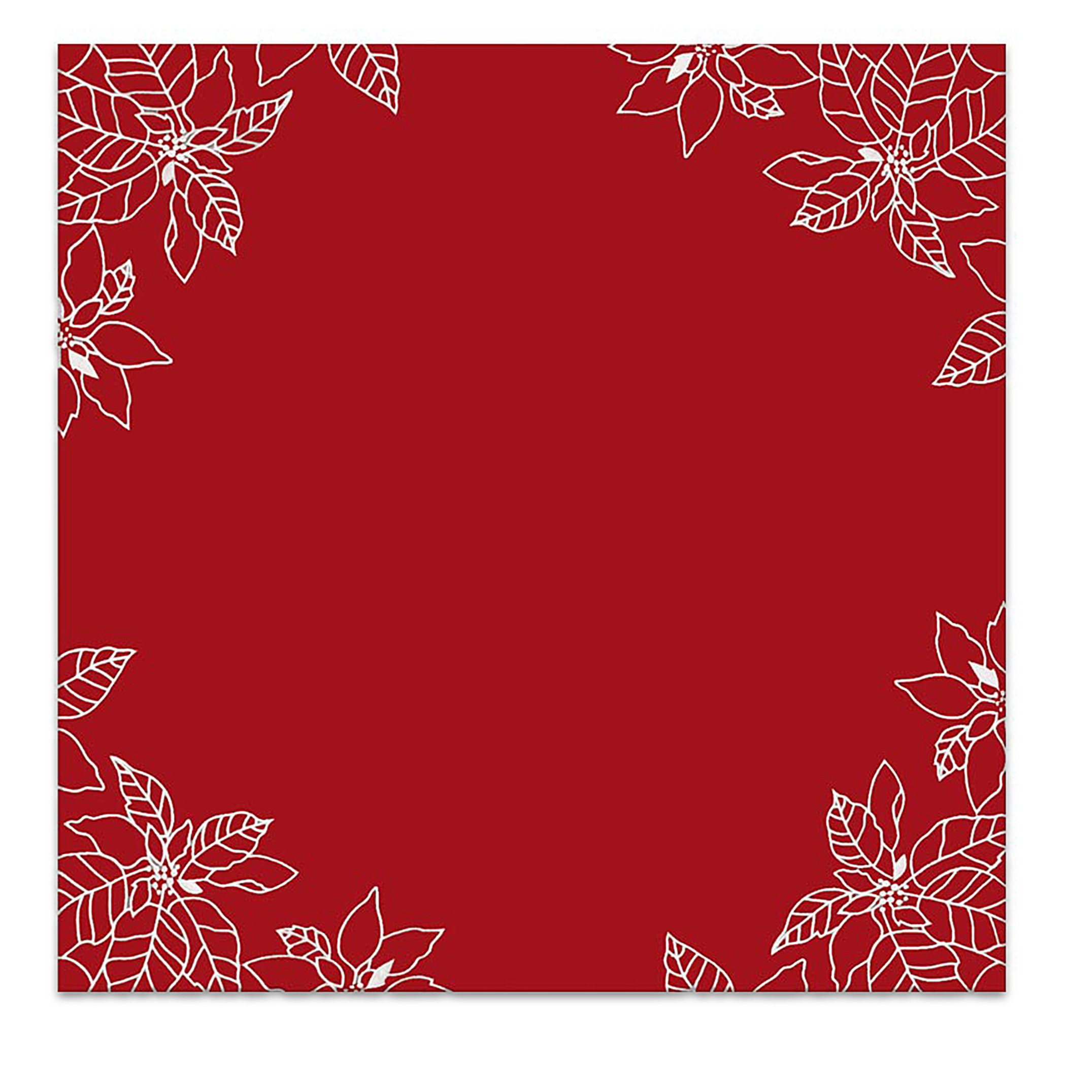 Heritage Lace Poinsettia 34x34 Red Table Topper 34 x 34 34 x 34 PO-3434R Heritage Lace Poinsettia 34x34 Red Table Topper 34 x 34 34 x 34 PO-3434R