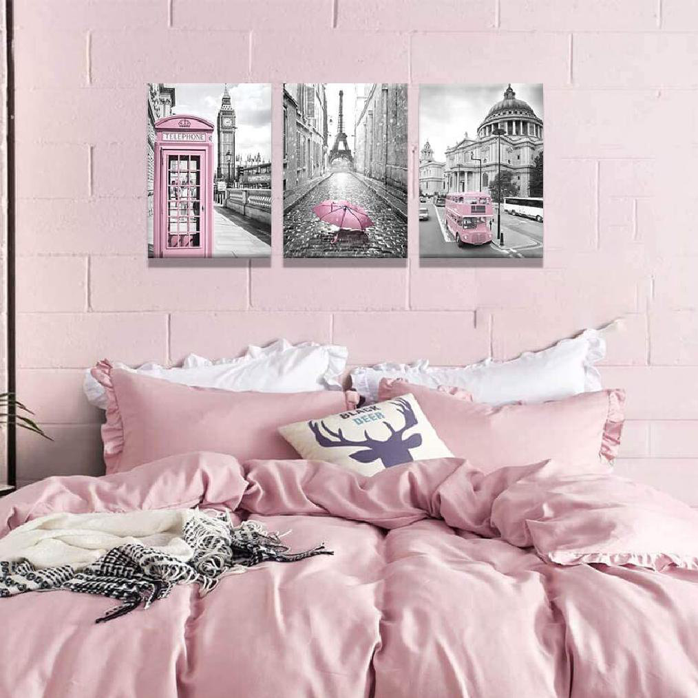 Children's Pink Bird Single & Triple Coat Hooks Wall Hooks Girls Nursery Bedroom 