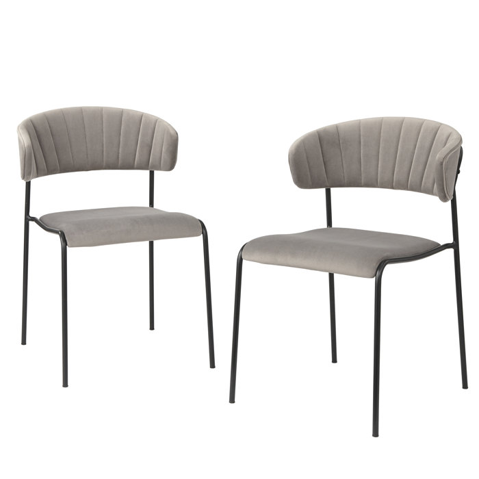 Joss and Main Rodgers Tufted Velvet Upholstered Side Chair