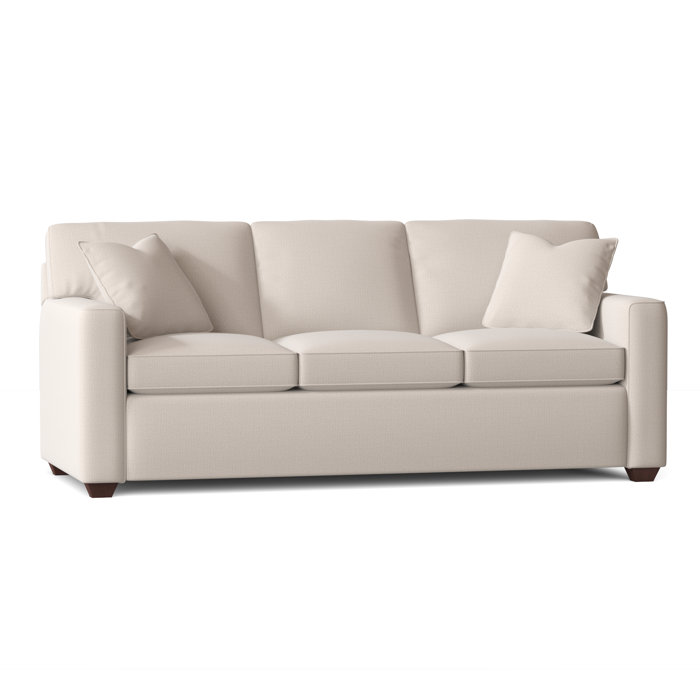 Ebern Designs Lesley 87" Square Arm Sofa Bed with Reversible Cushions