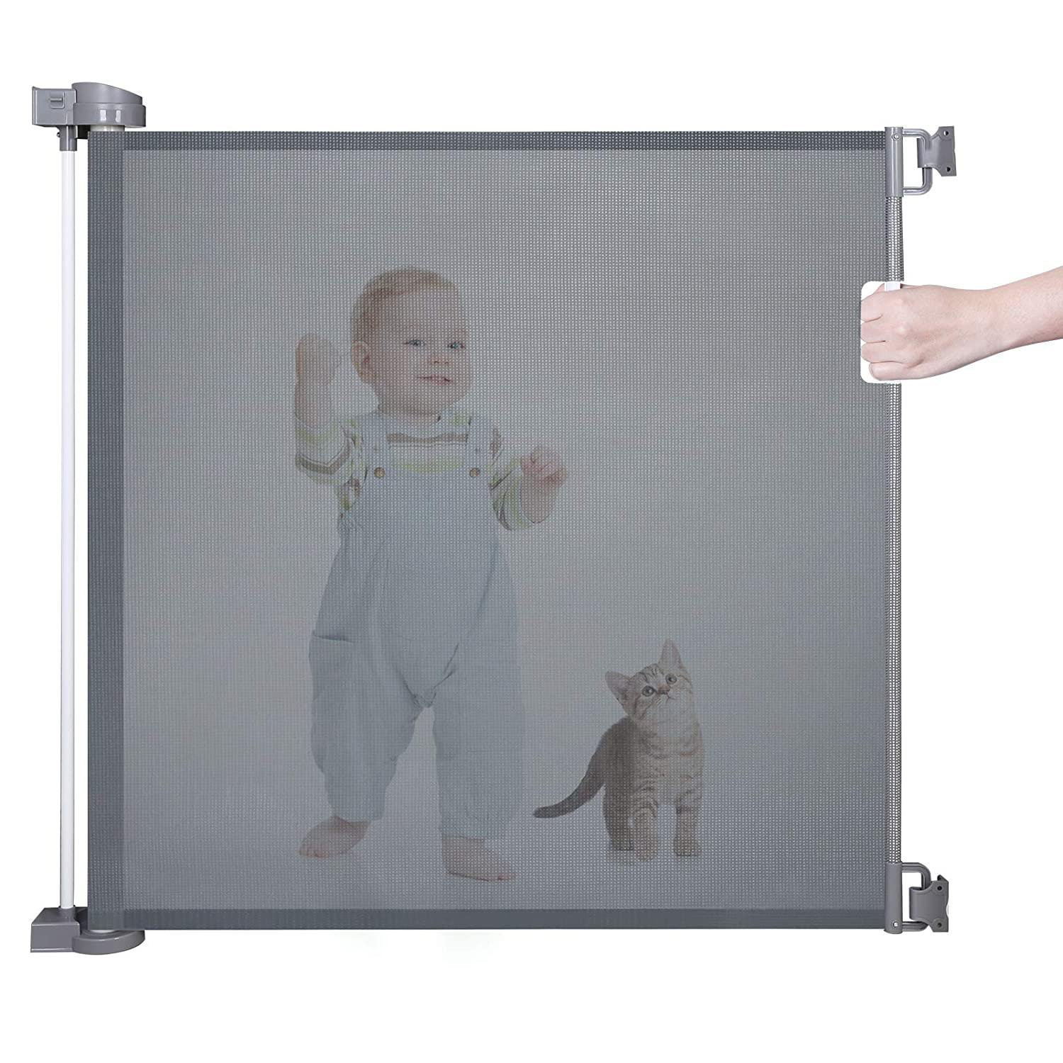 retractable screen dog gate