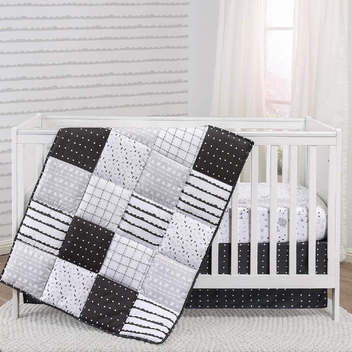 cotton crib bedding set