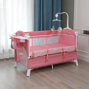 pink bassinet