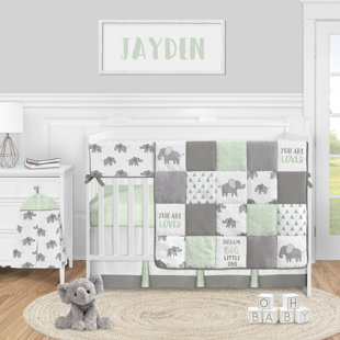 wayfair elephant baby bedding