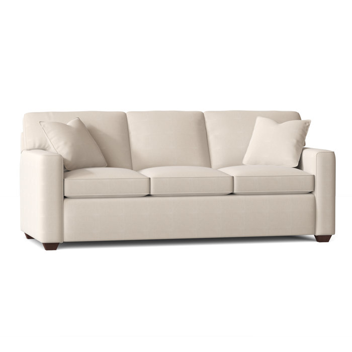 Ebern Designs Lesley 87" Square Arm Sofa Bed with Reversible Cushions