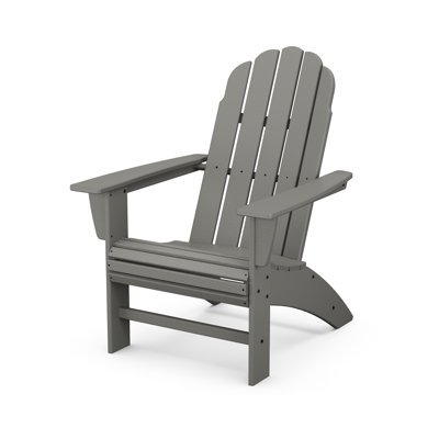 Vineyard Curveback Resin Adirondack Chair by POLYWOOD