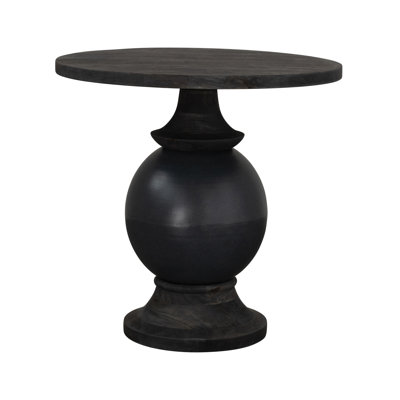 Solid Wood Pedestal End Table by Joss and Main