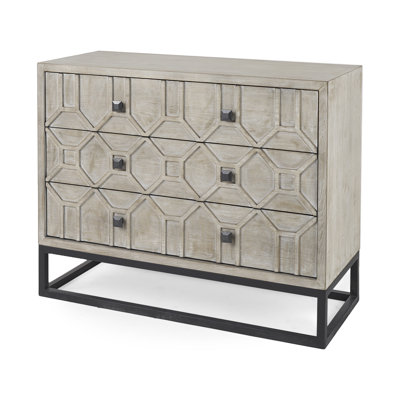 Shemar 3 Drawer Accent Chest by Langley Street