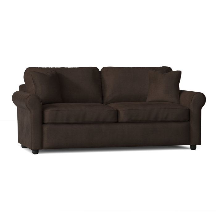 Lark Manor Antoinette 82" Rolled Arm Sofa Bed Slipcovered