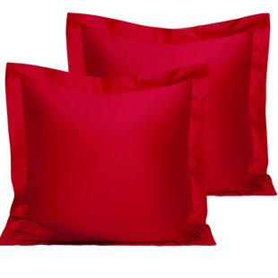 red pillow cases
