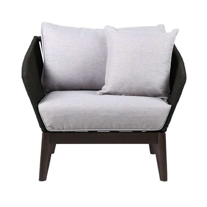 Joss and Main Kristine Patio Chair with Cushions