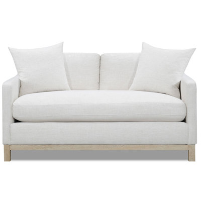 Thelonious 62" Square Arm Loveseat with Reversible Cushions by Joss and Main