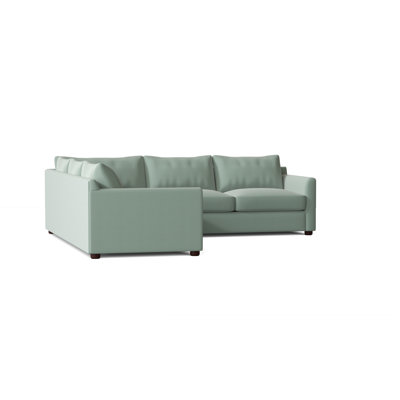 Cecelia 95" Wide Corner Sectional by Wayfair Custom Upholstery