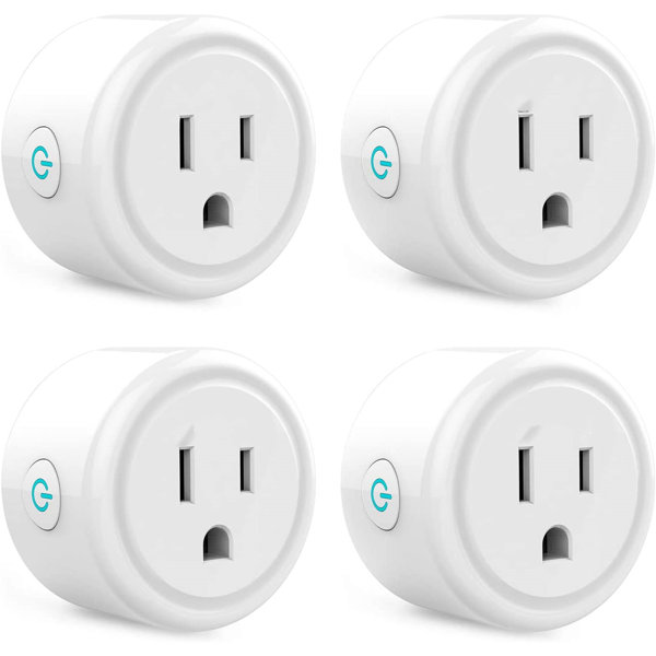WiFi Smart Plug Outlet 2 Packs  Alexa & Google Home,Remote Control your Devices from Anywhere,No Hub Required,ETL& FCC certification 