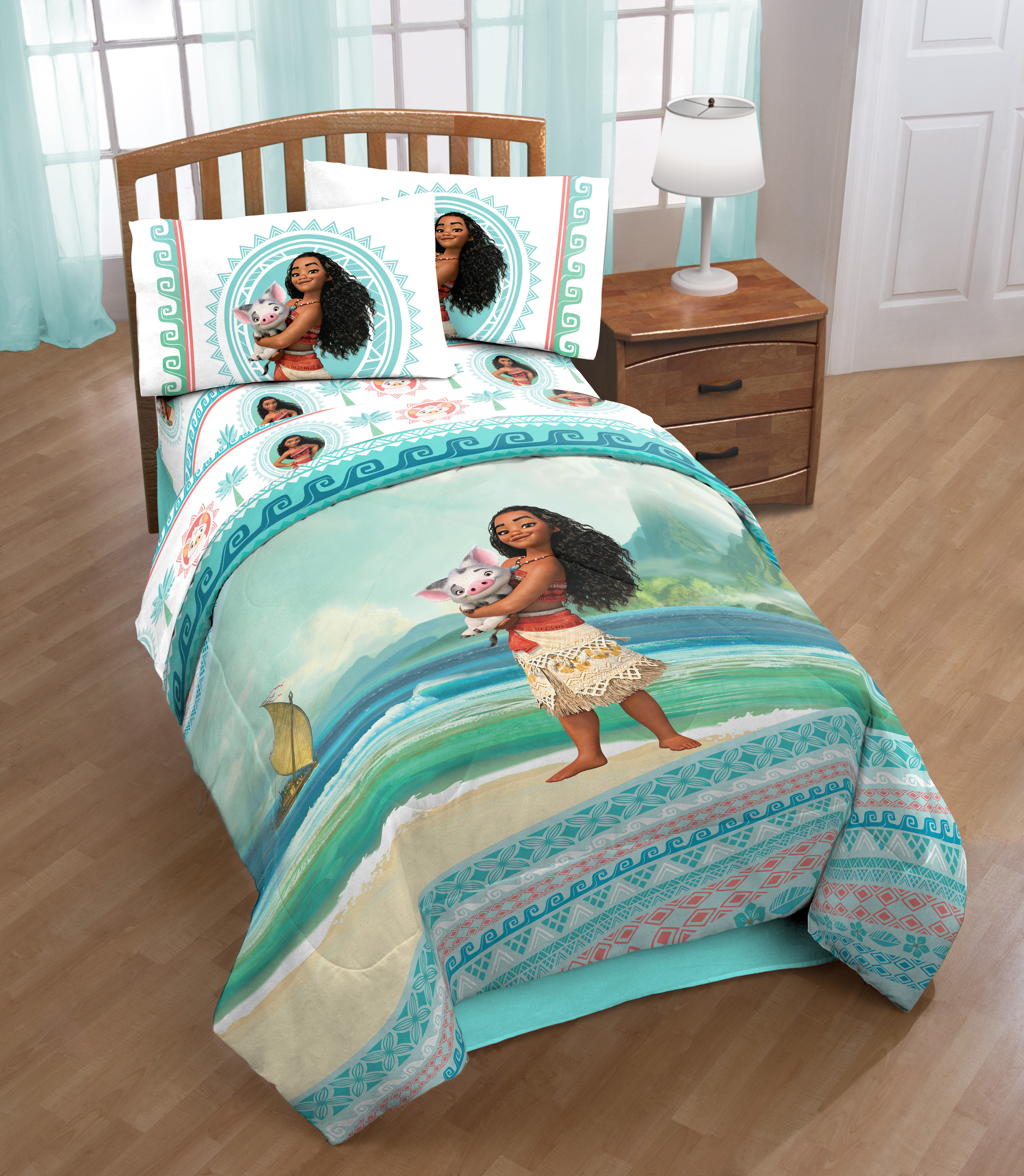 moana crib bedding set