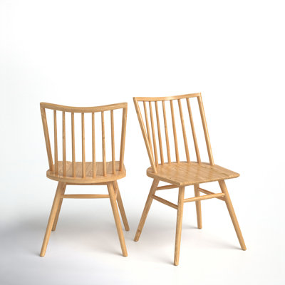 Leland Solid Wood Slat Back Side Chair by Joss and Main