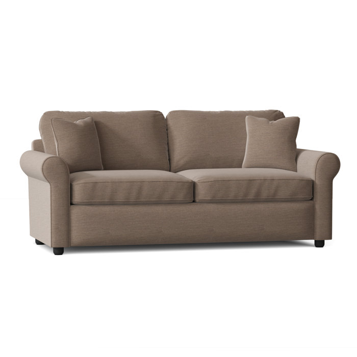 Lark Manor Antoinette 82" Rolled Arm Sofa Bed Slipcovered