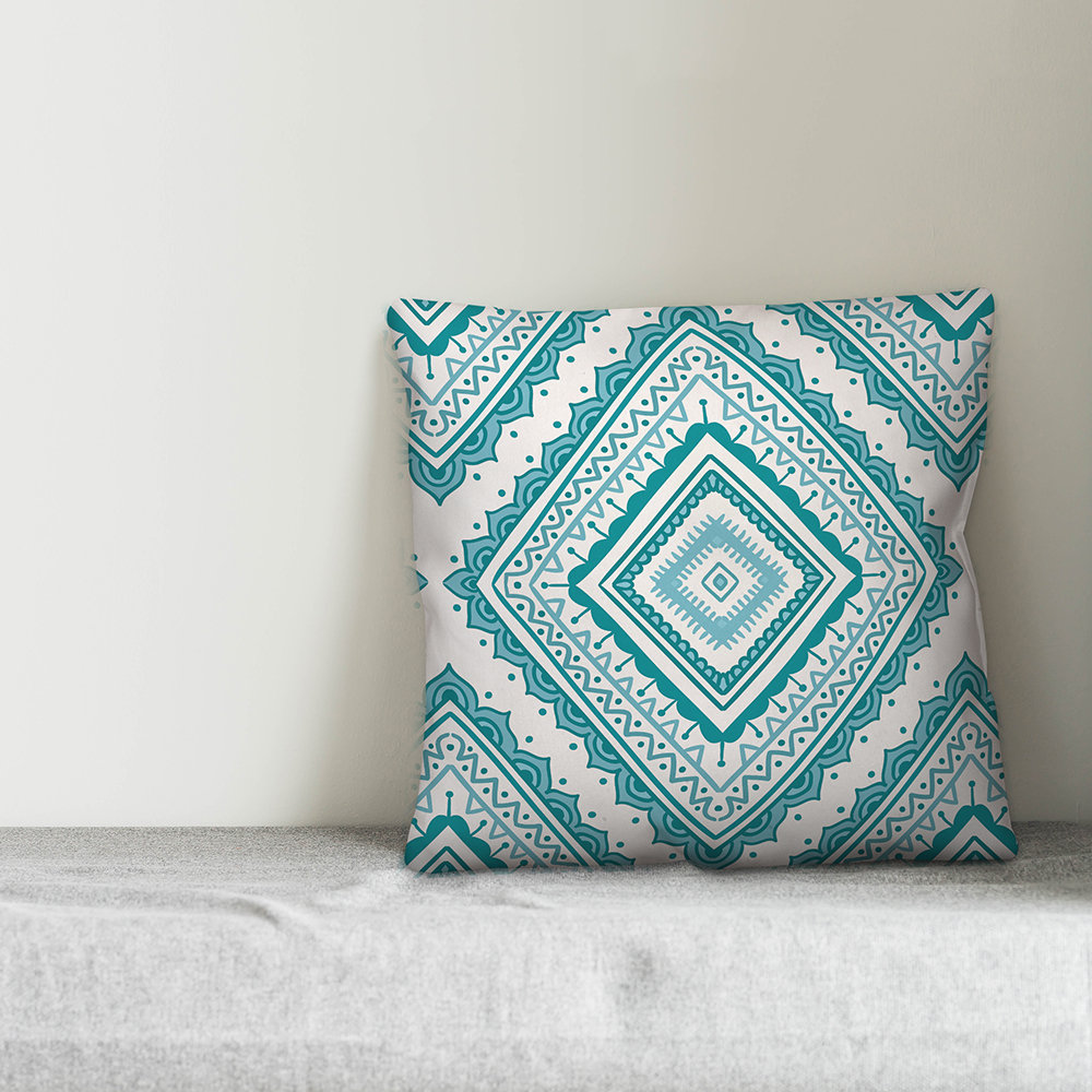 mandala throw pillow