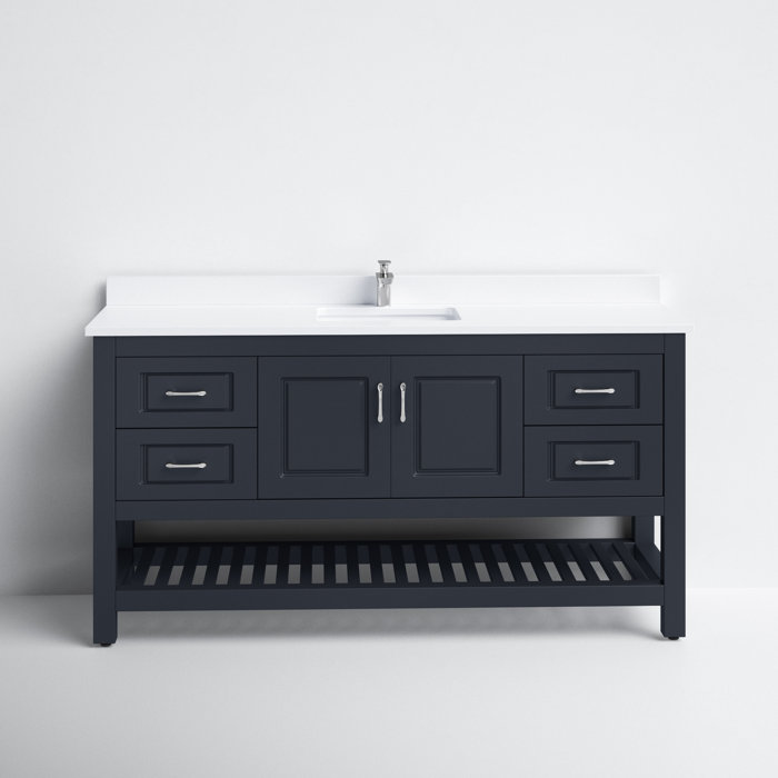 Joss and Main Needville 59" Single Bathroom Vanity Set