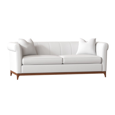 Steffens 89" Rolled Arm Sofa by Wade Logan