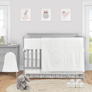 damask crib bedding sets