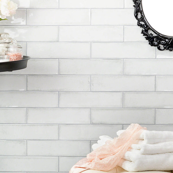 White Brick Tile | Wayfair