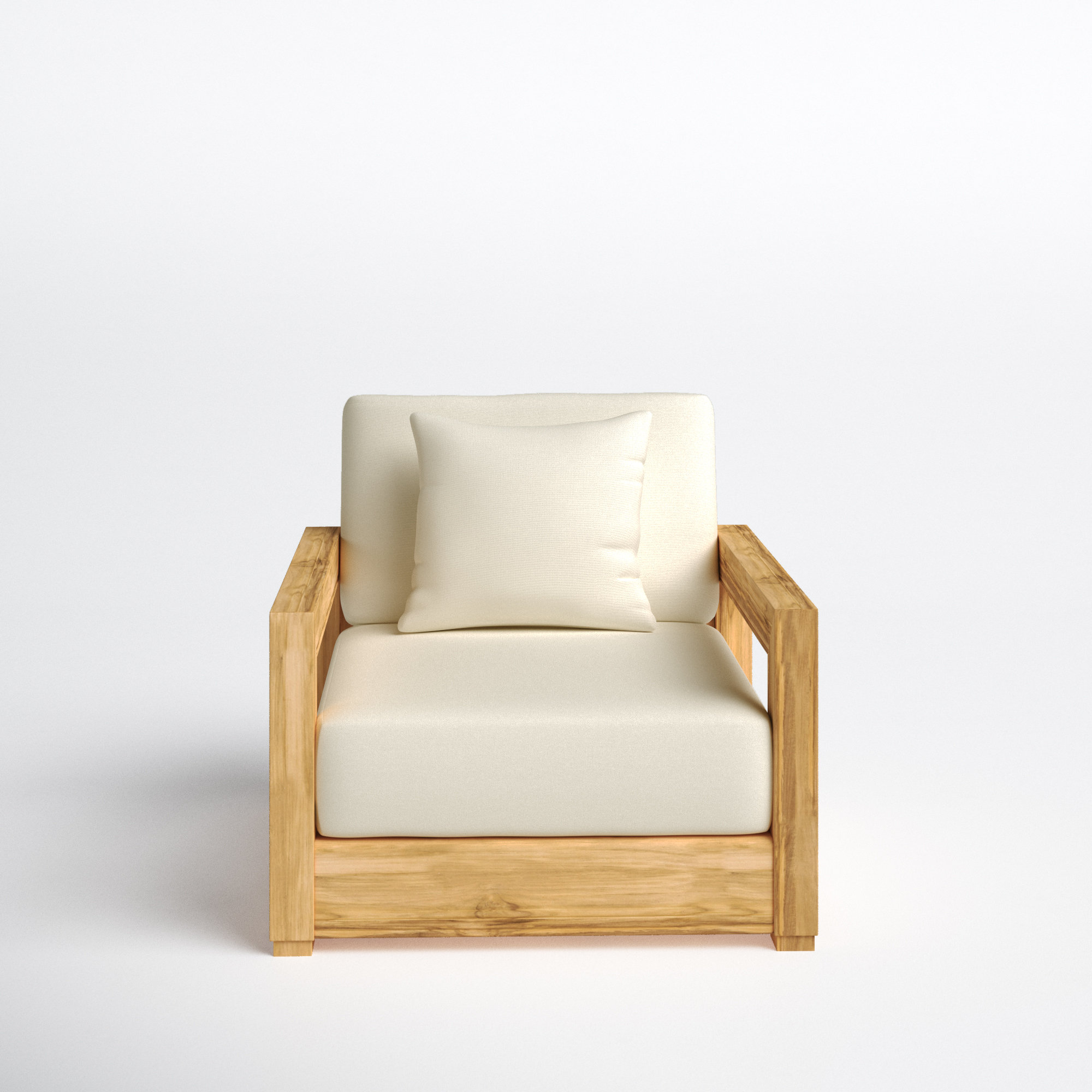 Teak Patio Deep Seating Chair - Olga - Teak Patio Furniture 