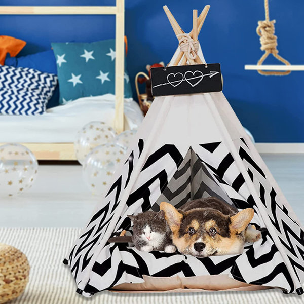 white teepee bed