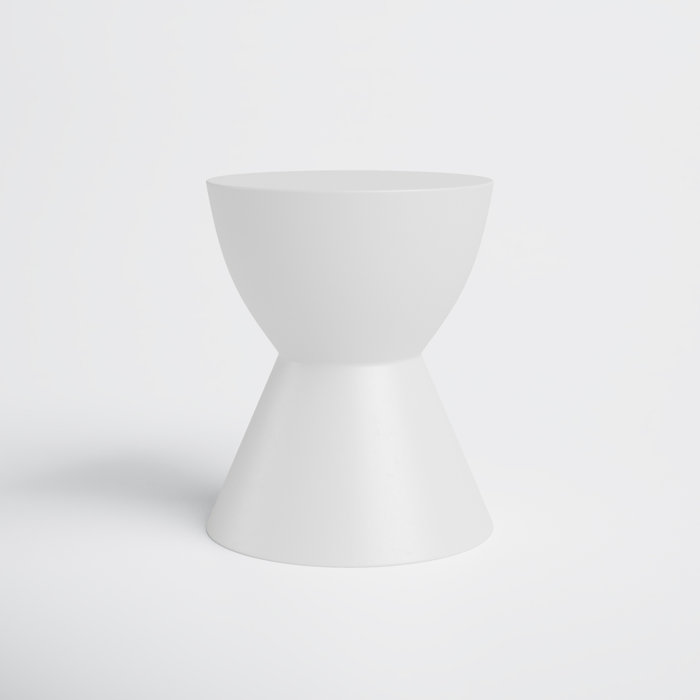 Joss and Main Celine Concrete Abstract End Table