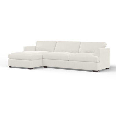 Gerard 128" Wide Down Cushion Sofa & Chaise by Joss and Main