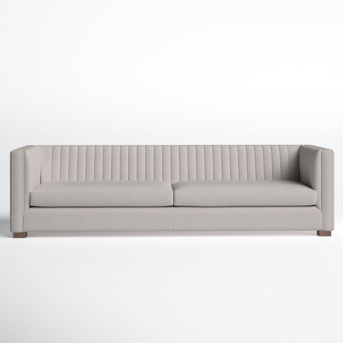 Joss and Main Macon 99" Tuxedo Arm Sofa