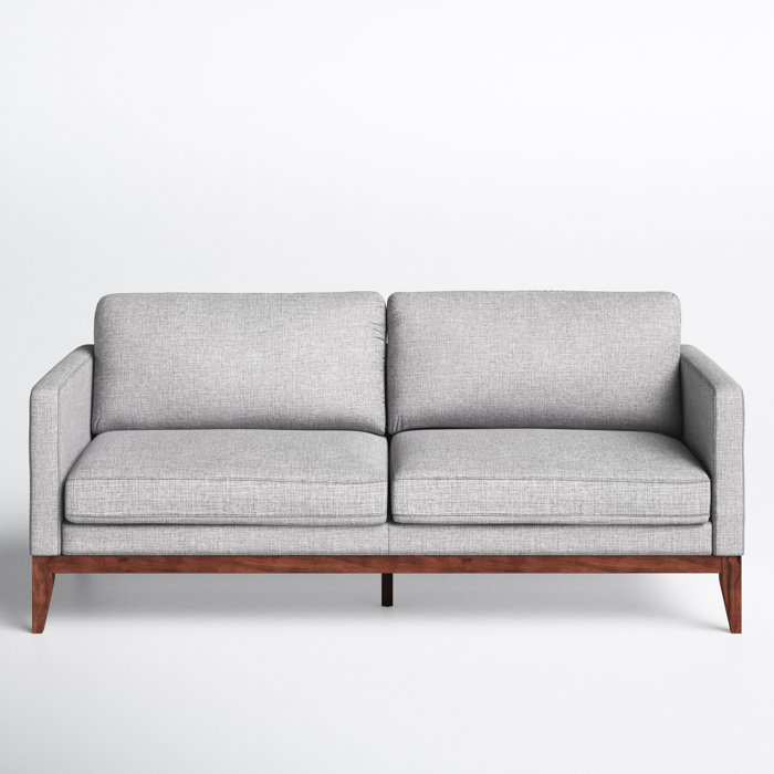 Joss and Main Rowland 76.75" Linen Square Arm Sofa