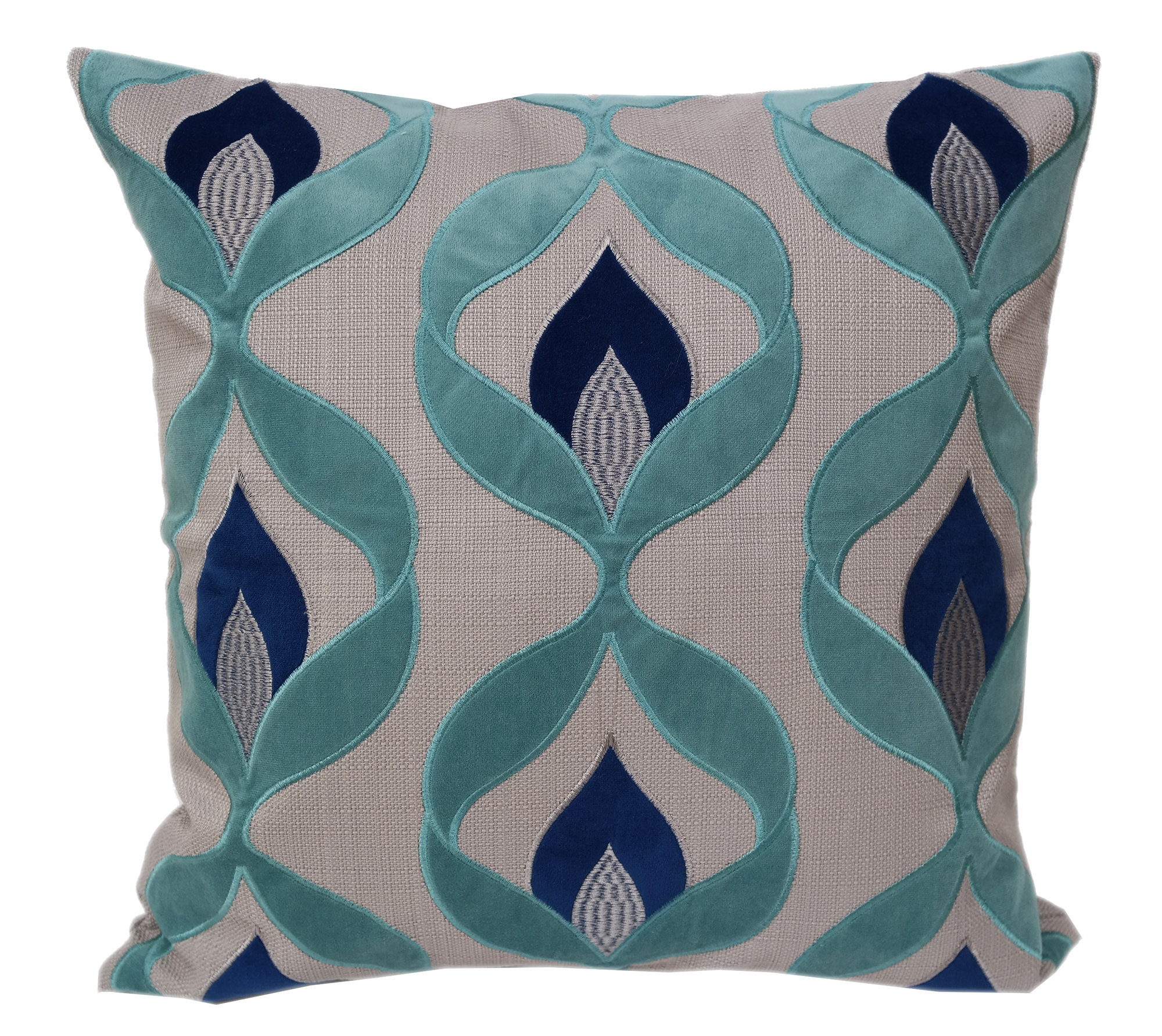 gray lumbar throw pillow