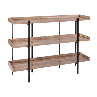 Rylan 36.25" H x 47.25" W Metal Etagere Bookcase by Joss and Main