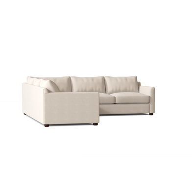 Cecelia 95" Wide Corner Sectional by Wayfair Custom Upholstery