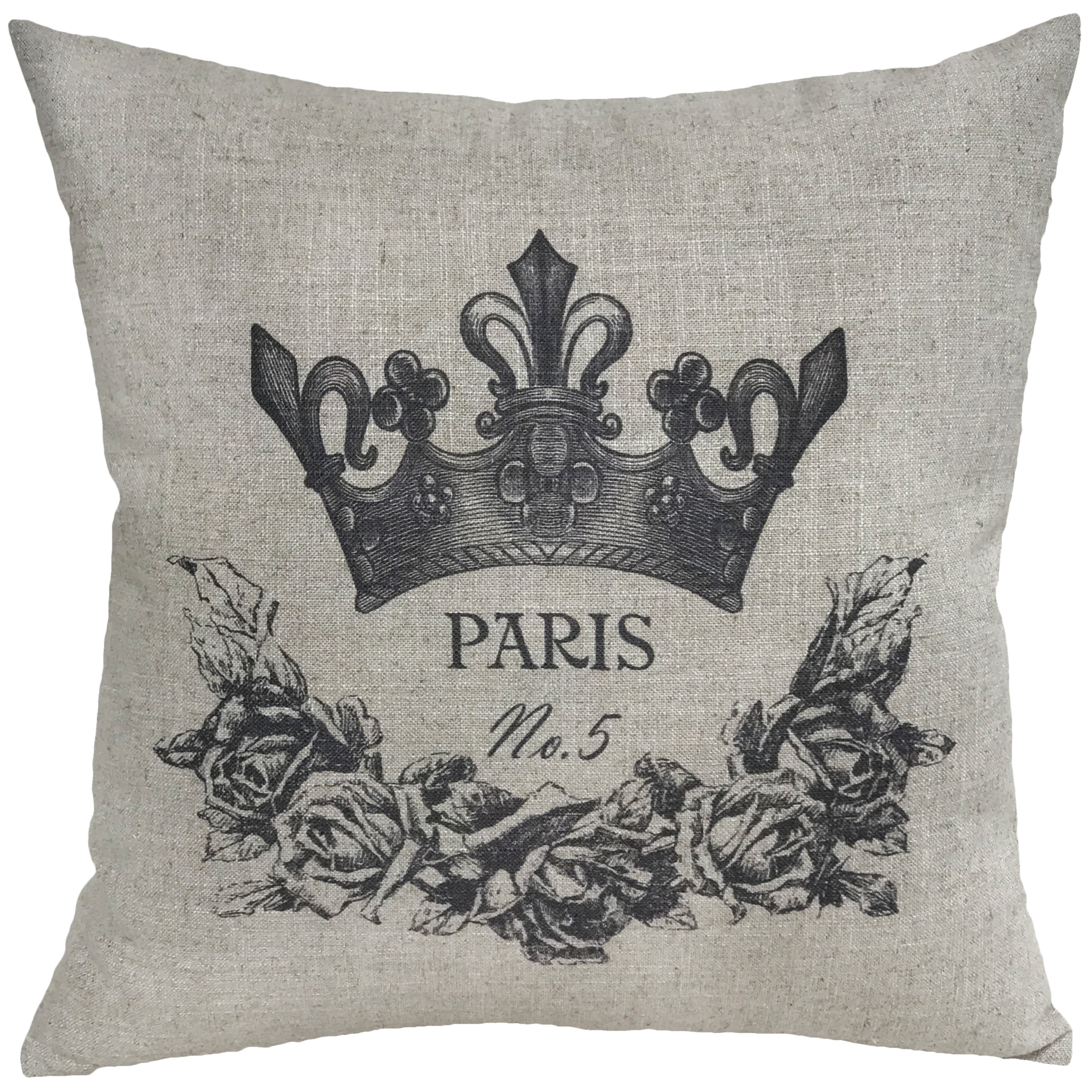 crown throw pillow