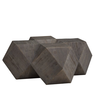 Barry Solid Wood Block Coffee Table by Foundstone
