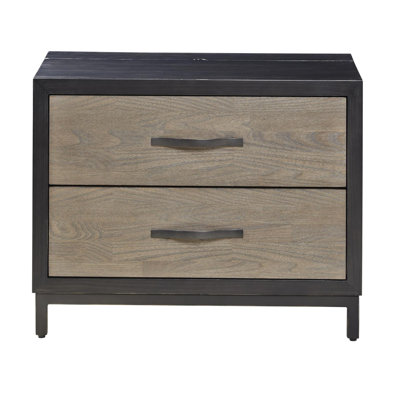 Bobby 2 - Drawer Solid Wood Nightstand by Foundstone