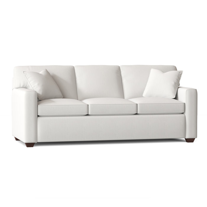 Ebern Designs Lesley 87" Square Arm Sofa Bed with Reversible Cushions