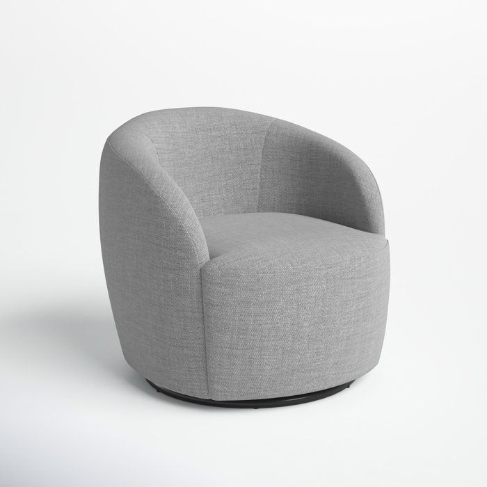 Joss and Main Savarese 30.7" W Polyester Swivel Lounge Chair