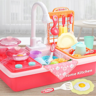 Details about   Kid Kitchen Set 26 Accessory Set Grow Pretend Play Children Girl Boy Cooking Kit 