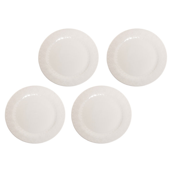 snowflake dessert plates