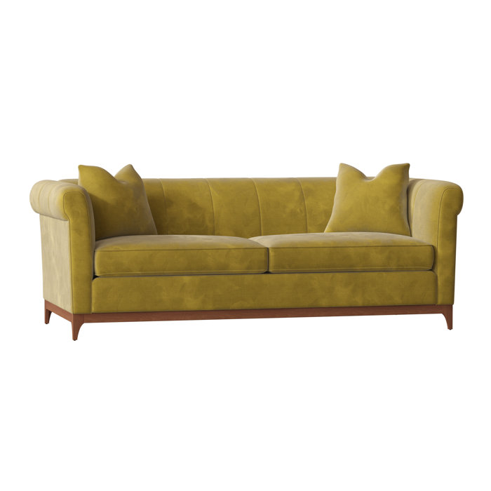 Wade Logan Steffens 89" Rolled Arm Sofa