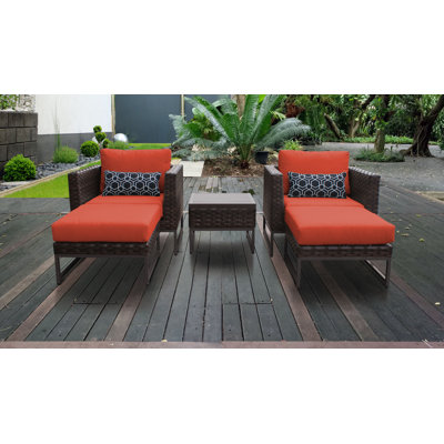 Nauvoo 5 Piece Seating Group with Cushions by Joss and Main
