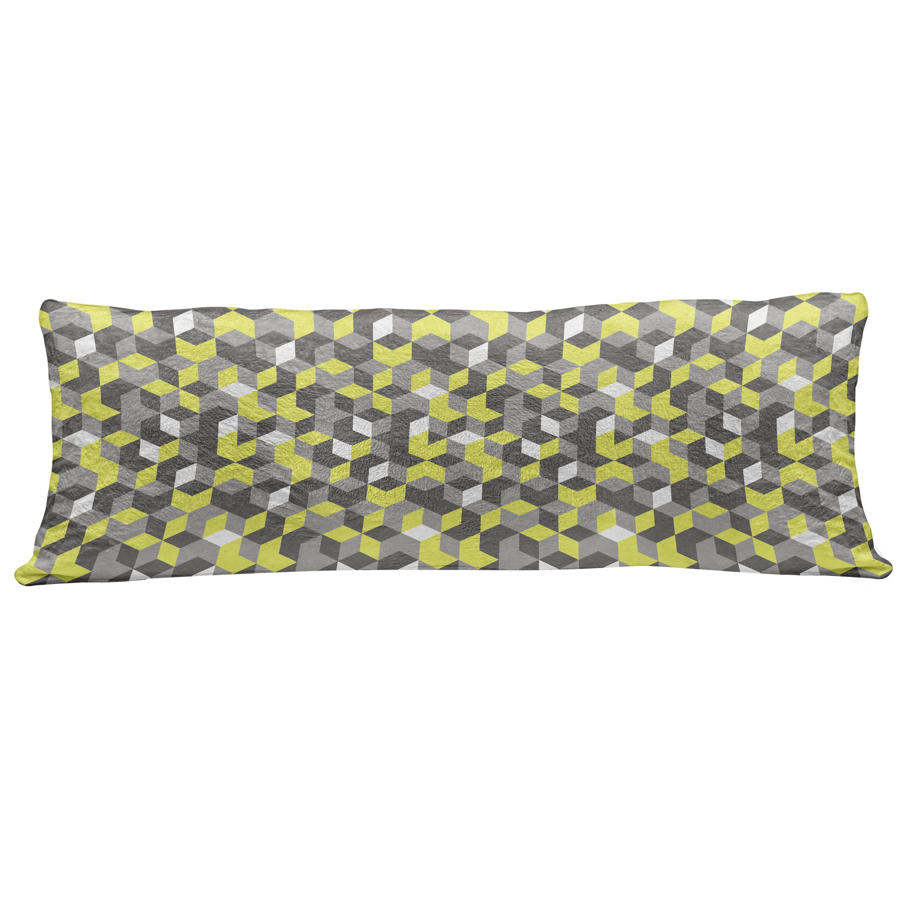 long yellow pillow